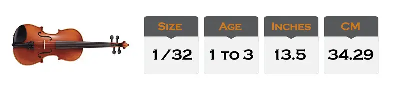 Violin Size Chart Phamox Music Edu Svet Gob Gt